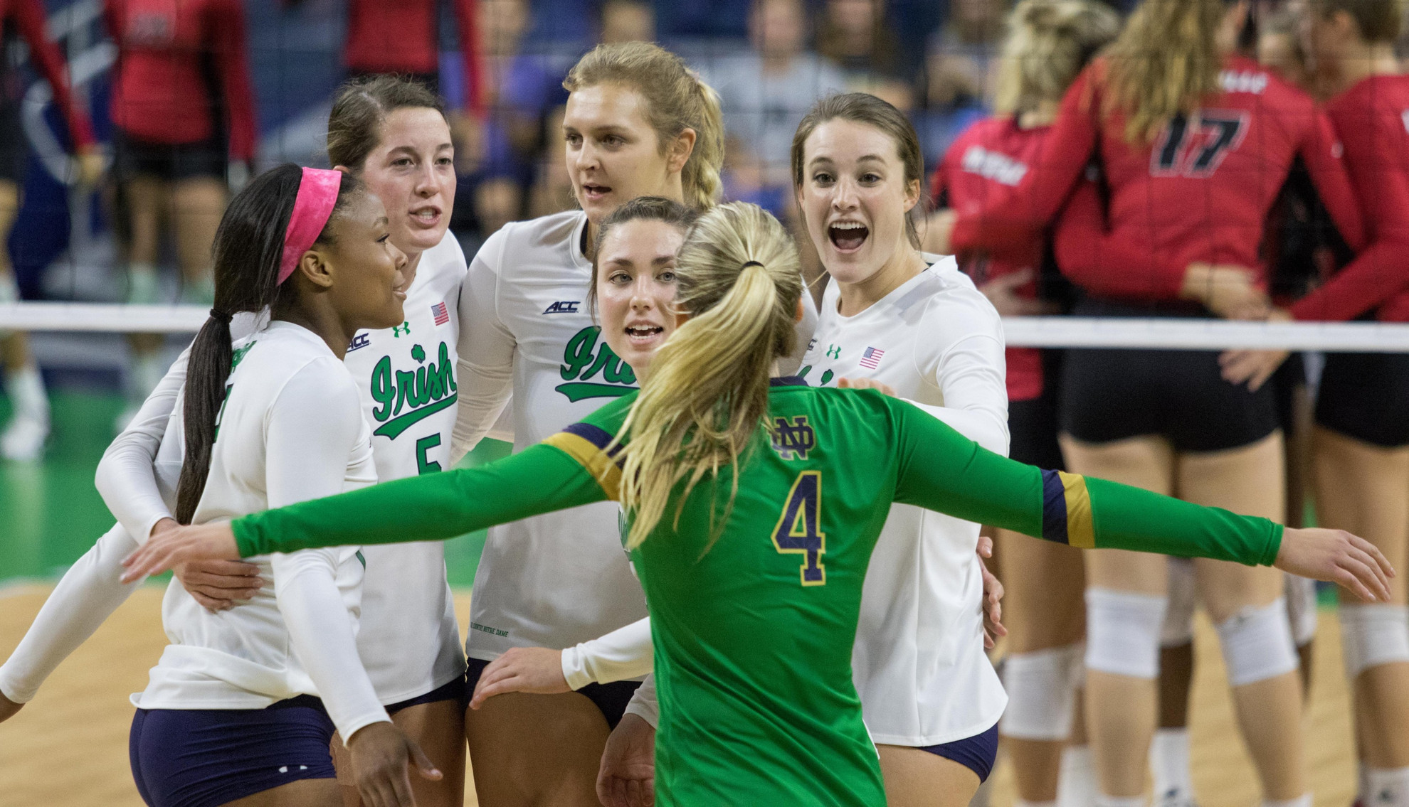 Notre Dame Blows by Hurricanes in Straight-Set Win Notre Dame Blows by Hurricanes in Straight-Set Win