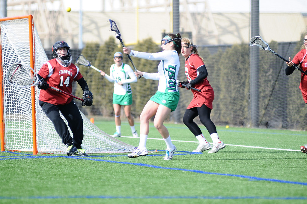 Notre Dame Women's Lacrosse vs Stanford on February 19, 2012