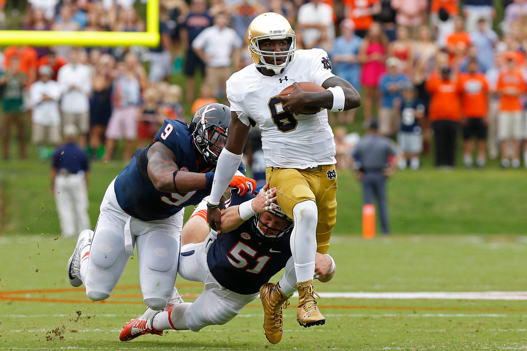 Notre Dame 34, Virginia 27