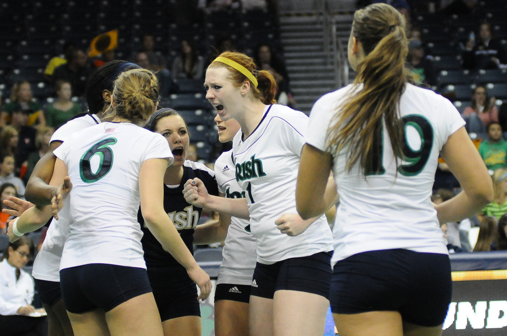 Notre Dame Women's Volleyball vs Syacuse 09-30-2012 Win (3-0)