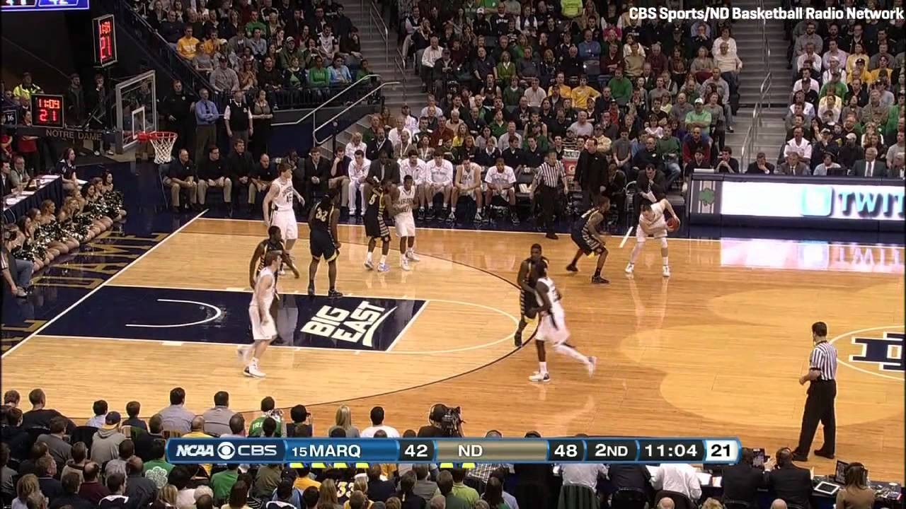 Notre Dame Basketball vs. Marquette Highlights - Feb. 4, 2012