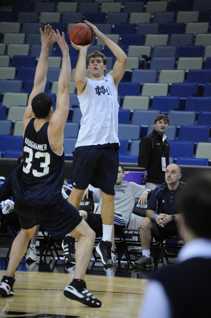NCAA First Round Practice (AP)