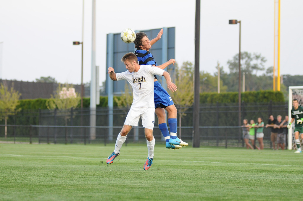 Notre Dame Men's Soccer vs Duke on 8-26-12