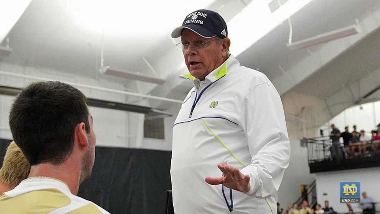 Coach Bayliss, Hall Of Famer - Notre Dame Men's Tennis