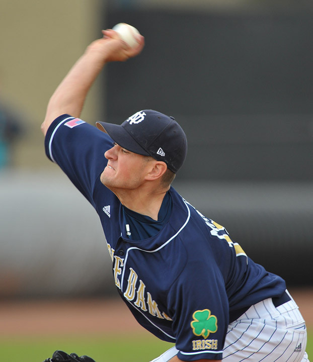 Inside Irish Baseball With Brayden Ashdown, Ryne Intlekofer and Steven Mazur Senior RHP Steven Mazur.