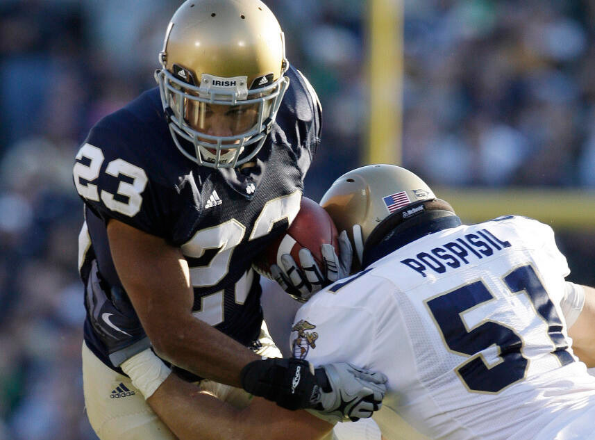 Notre Dame Falls Just Short, Loses To Navy 23-21 Navy Notre Dame Football