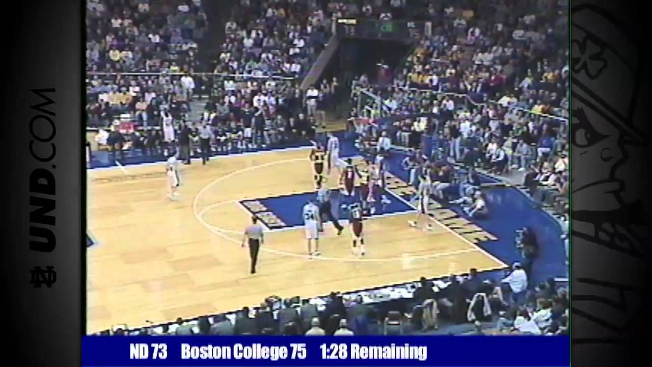 Notre Dame Basketball vs. Boston College - Feb. 21, 2001