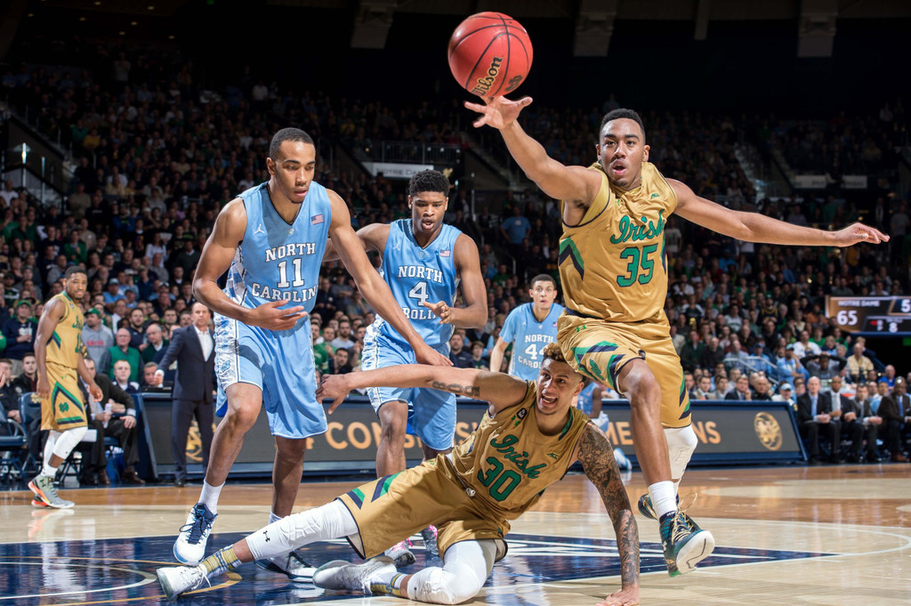 Notre Dame vs. No. 2 UNC