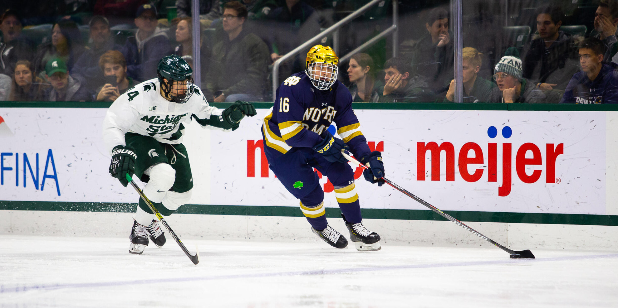 #3 Irish Edged By Spartans, 3-2 #3 Irish Edged By Spartans, 3-2
