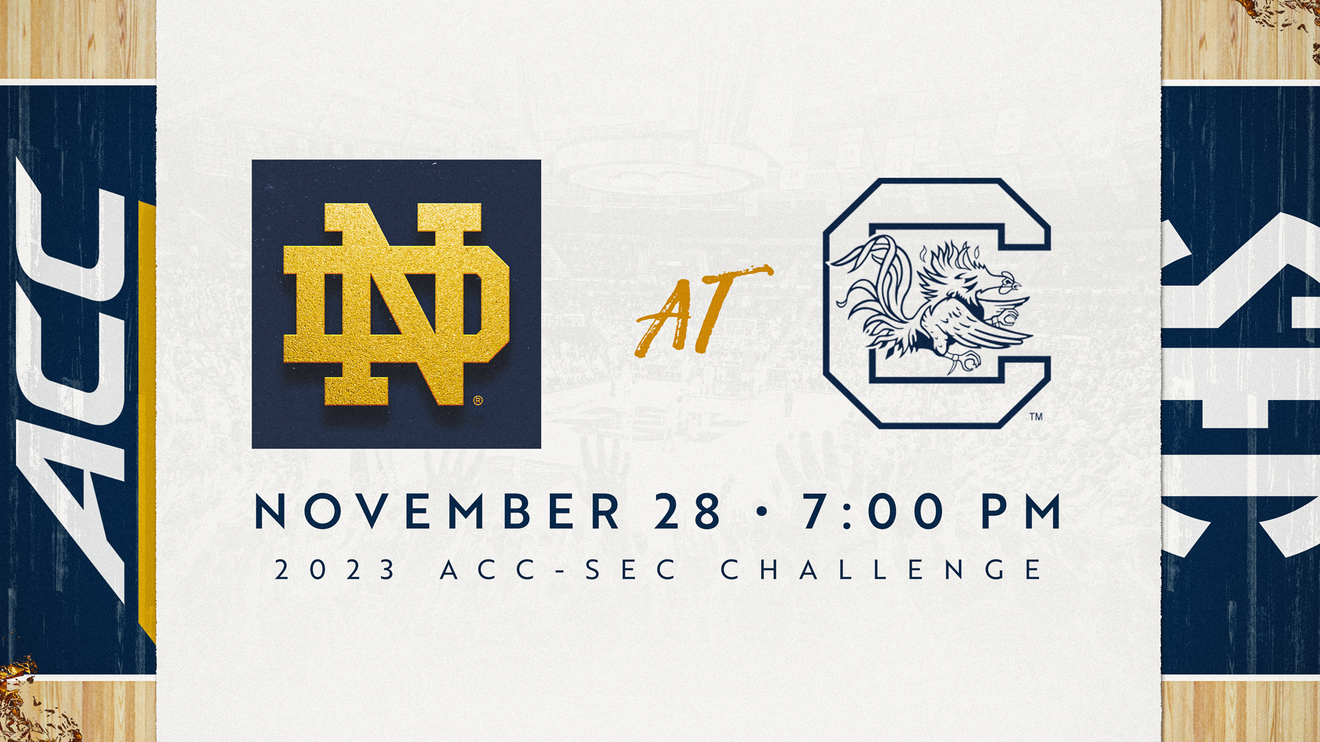 Irish Draw South Carolina for ACC/SEC Challenge Irish Draw South Carolina for ACC/SEC Challenge