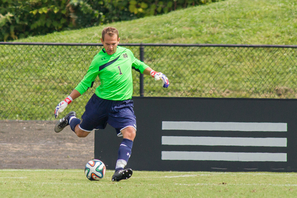 #1 Notre Dame Edged By Boston College, 1-0 Patrick Wall has a career record of 34-6-8 with 18 shutouts.
