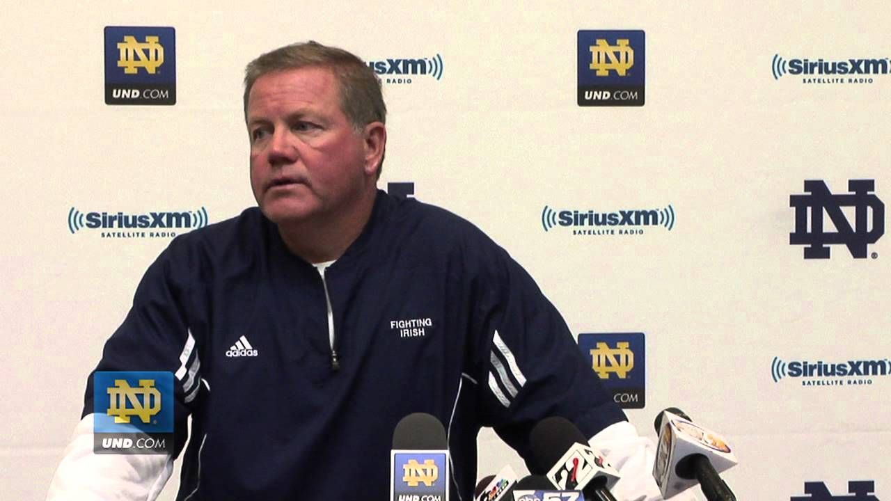 Brian Kelly Post Practice - Aug. 11, 2012