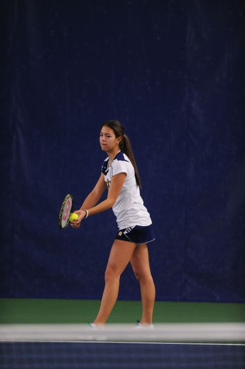 No. 98 Britney Sanders will face No. 12 Kate Turvy (Northwestern) for the USTA/ITA Midwest Regional singles title Tuesday