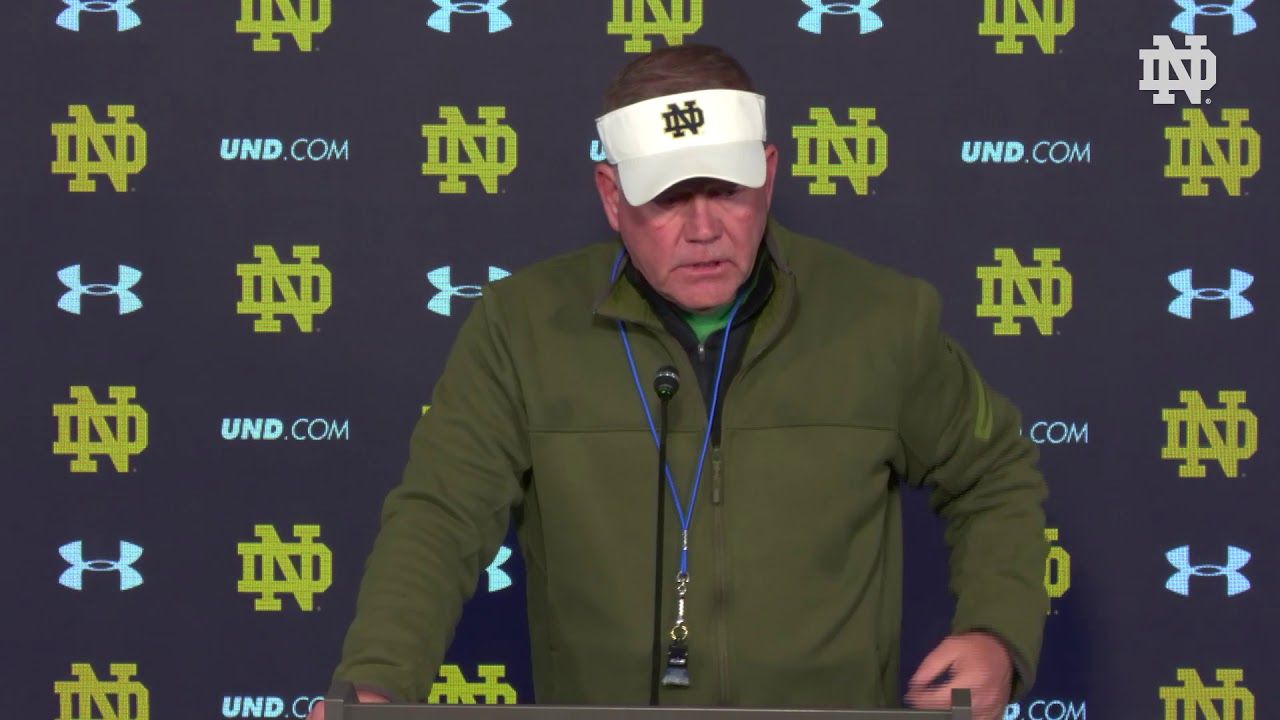@NDFootball Brian Kelly Press Conference - NC State (10.26.17)