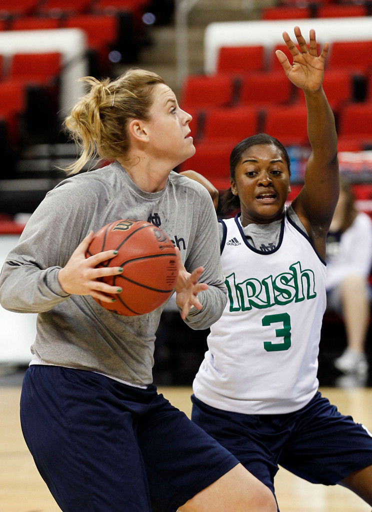 Notre Dame NCAA Sweet 16 Practice/Press Conference (AP)