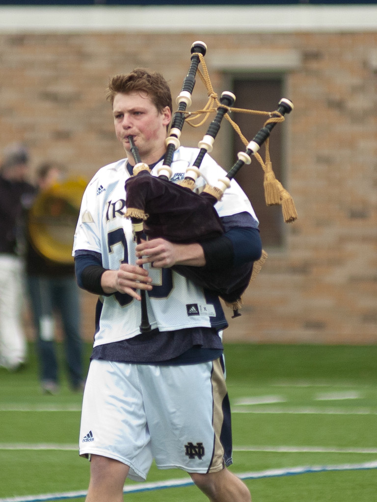 #4 Notre Dame Fighting Irish Men's Lacrosse vs Georgetown Hoyas on 04-14-2013