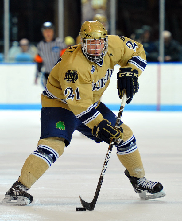 Irish Icers Return Home To Face Alaska Nanooks Freshman right wing Bryan Rust had a goal and three assists in the sweep of Bowling Green.