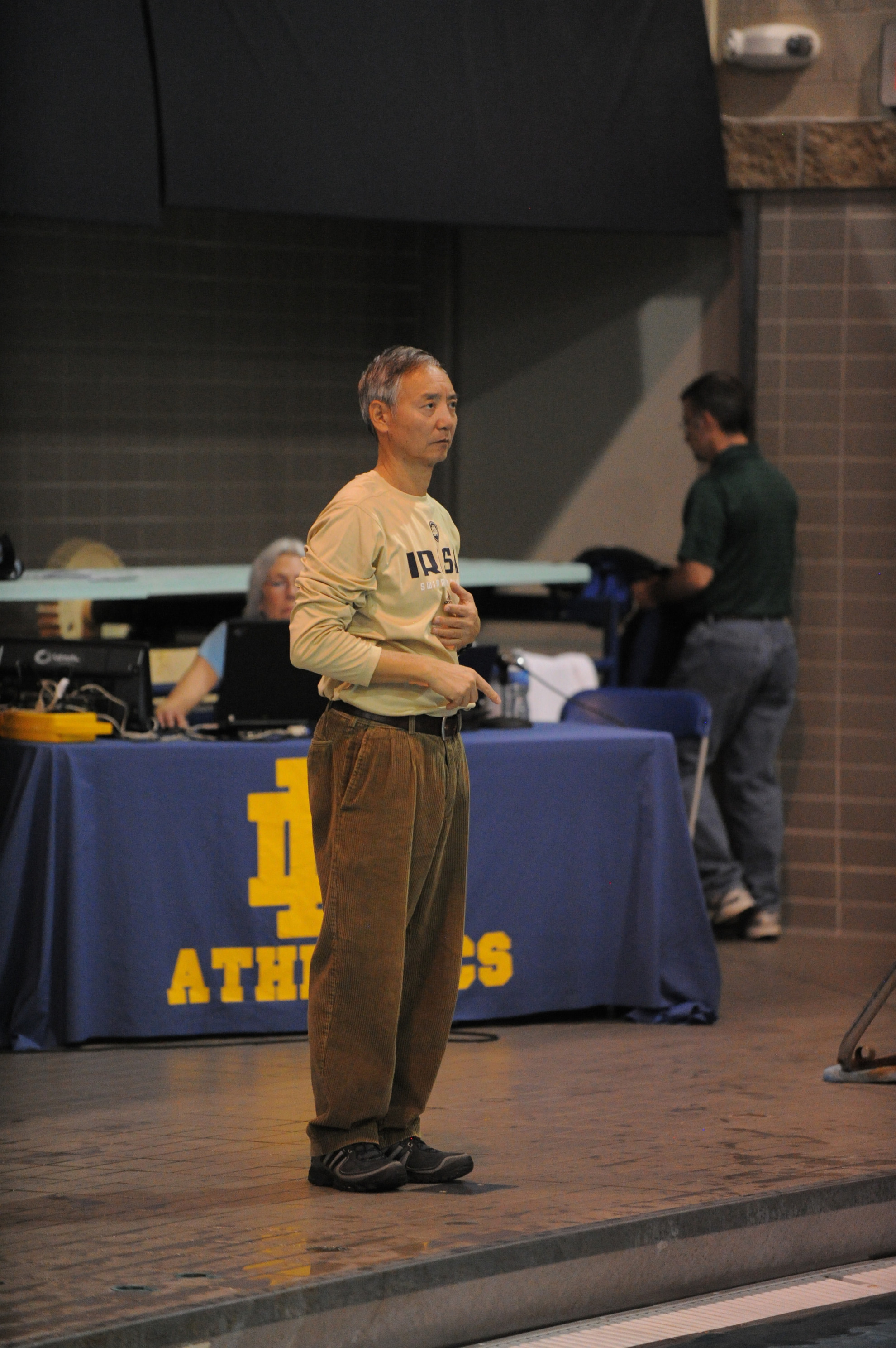 Nemetz Wins First Career BIG EAST Title Diving coach Caiming Xie