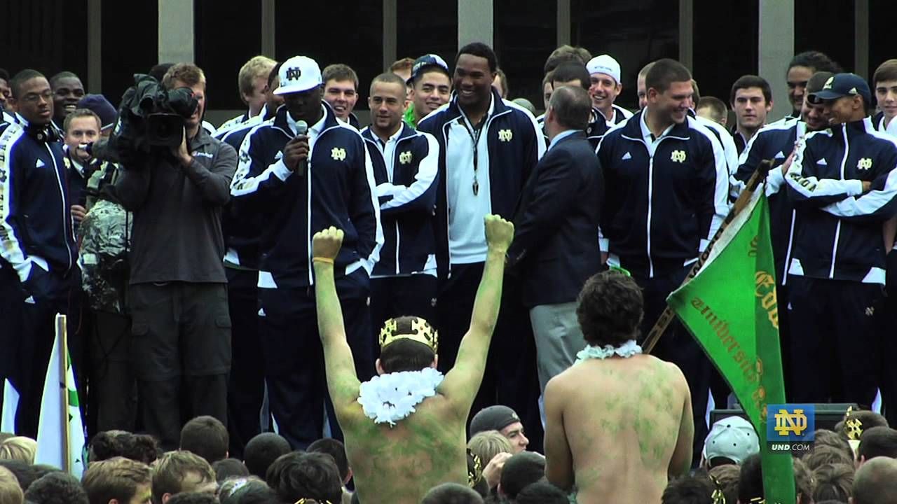 Michigan Pep Rally - Notre Dame Football