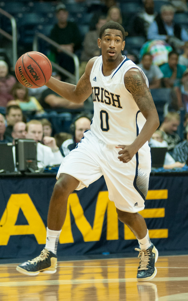 Notre Dame Men's Basketball win over George Washington 65-48 on 11-21-2012