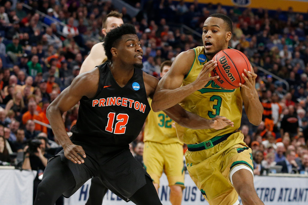 Notre Dame 60, Princeton 58