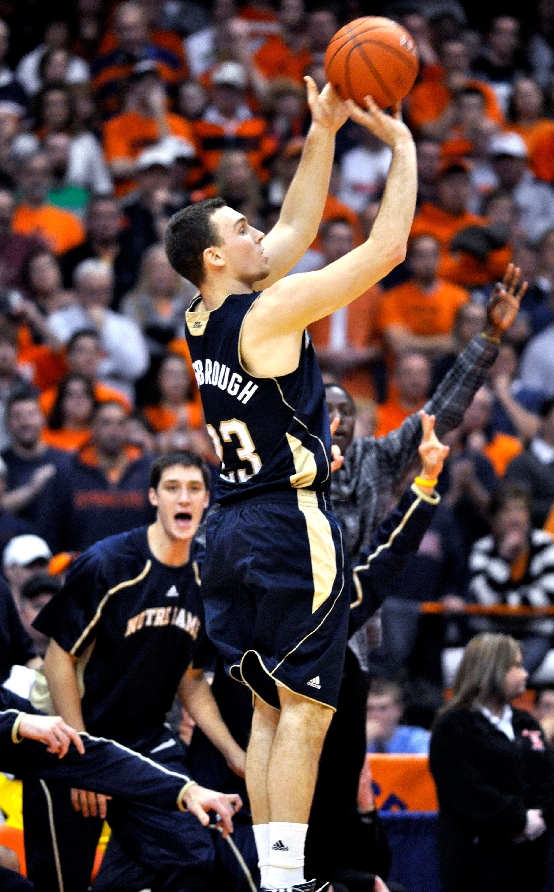 Ben Hansbrough Named BIG EAST Player Of The Week Notre Dame Syracuse Basketball