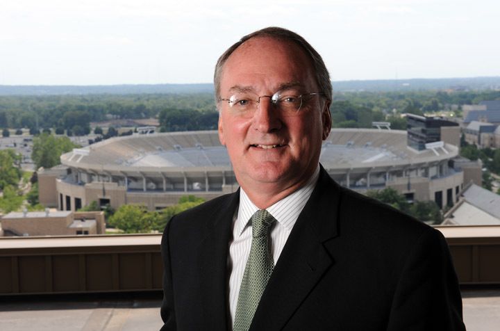 Jack Swarbrick is entering his second year as the director of athletics at the University of Notre Dame.