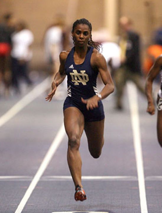 Senior sprinter Maryann Erigha is the fifth Notre Dame track &amp; field athlete (and second woman) to be awarded an NCAA postgraduate scholarship, receiving that honor on Wednesday.