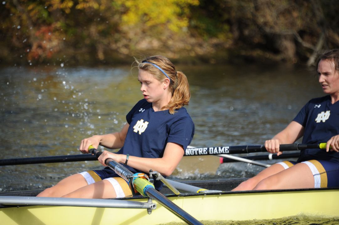 Notre Dame Class of 2015 valedictorian Anna Kottkamp was the 2014 NCAA Elite 89 Award winner for rowing, and was also the Atlantic Coast Conference (ACC) Scholar-Athlete of the Year