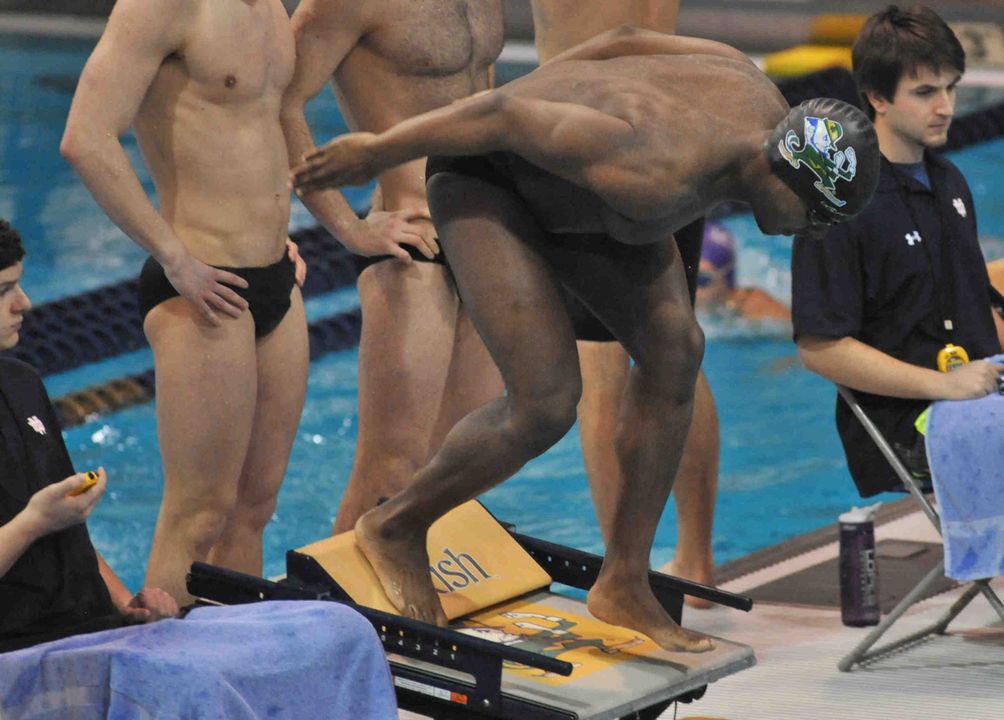 David Stewart joins eight other swimmers from the men's team in Michigan this weekend.
