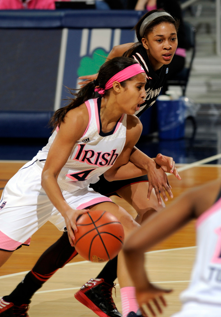 No. 2 Irish Rout Cincinnati, 64-42 (AP)