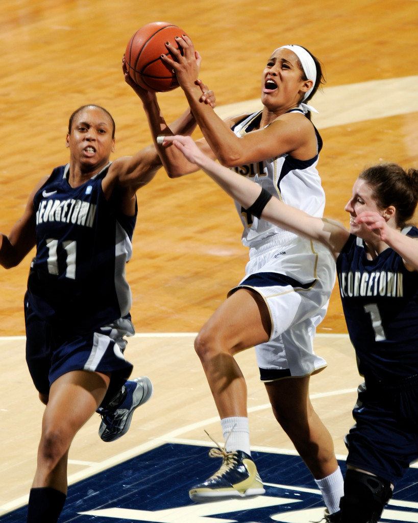 No. 2 Notre Dame Overpowers Georgetown, 79-64 (AP)