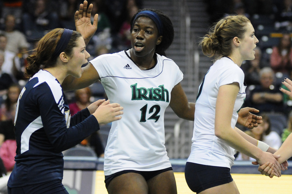 Notre Dame Women's Volleyball vs Syacuse 09-30-2012 Win (3-0)