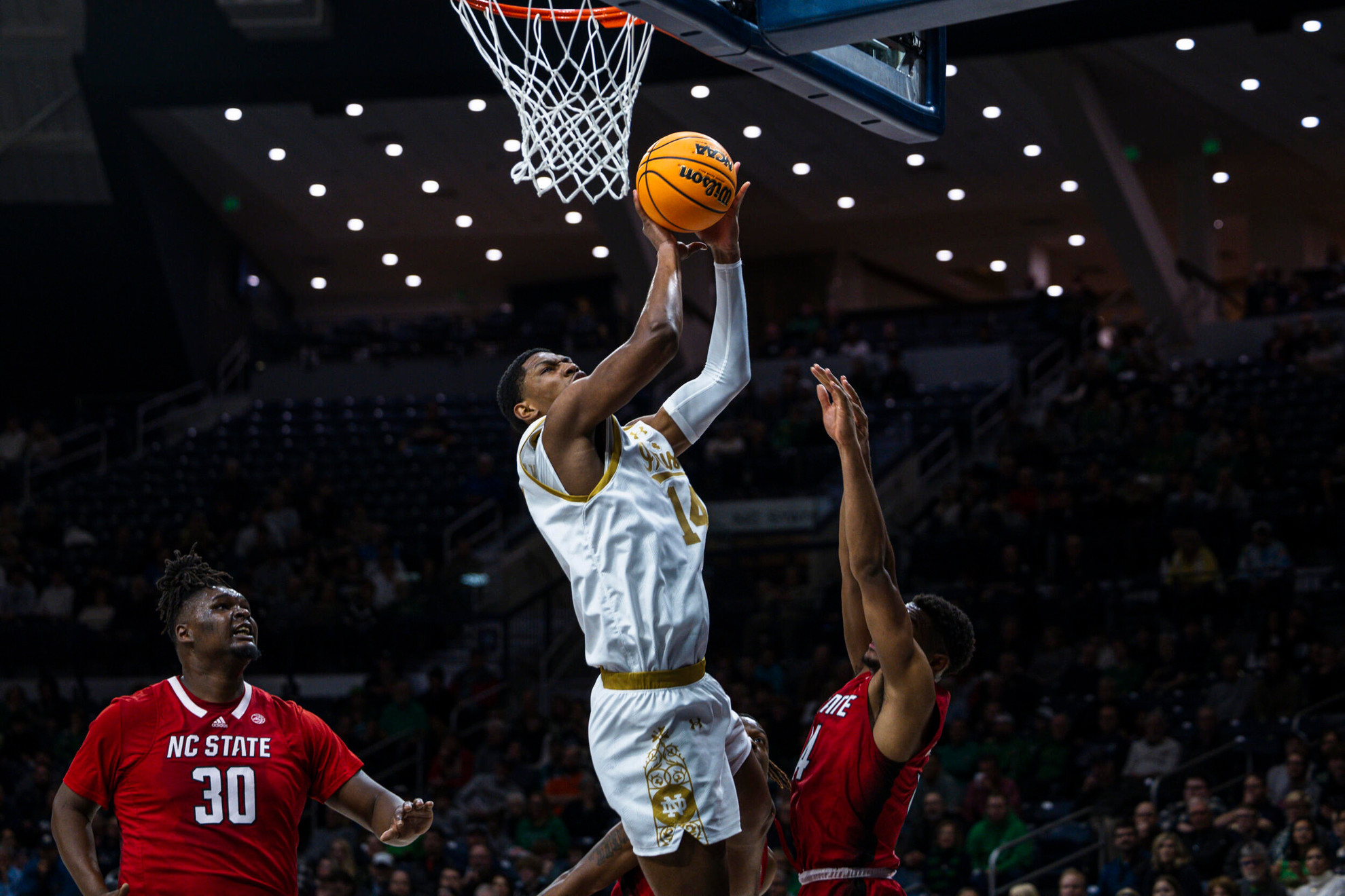 Irish Falter Down the Stretch in Tough 54-52 Loss Irish Falter Down the Stretch in Tough 54-52 Loss