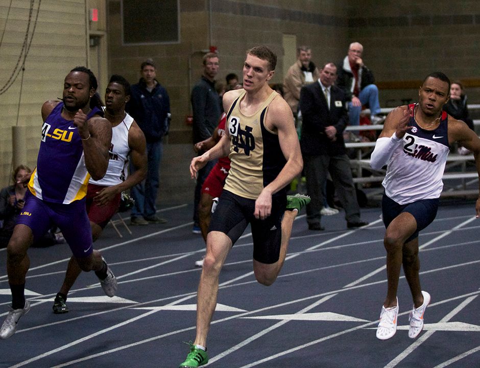 Sophomore Chris Giesting won the 400m dash Friday in Palo Alto, Calif.