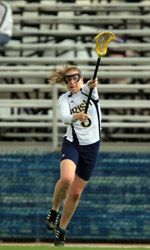 Senior lacrosse player Meghan Murphy is one of three Notre Dame student-athletes ever to receive both the Kanaley Award ('07) and the Chris Zorich Award ('06).
