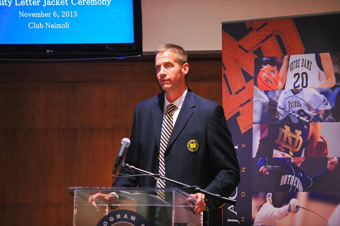 Scott Paddock ('90, basketball) spoke about how his Notre Dame experience has impacted his life in the more than two decades since graduating from the University.