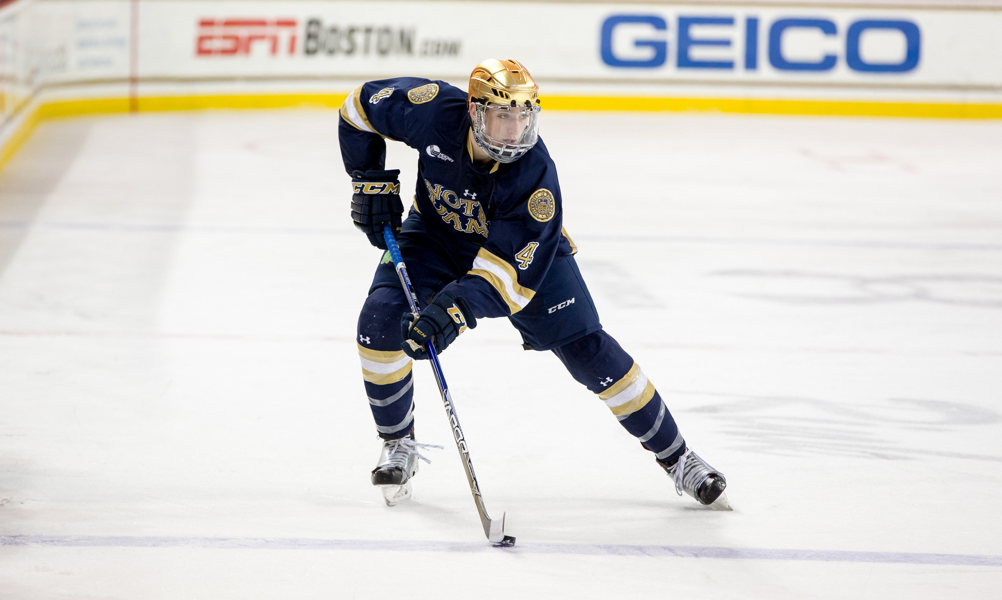 #18 Irish Score Three Third Period Goals To Stun #3 Boston College 4-3 595559219RG1576_ND_BC
