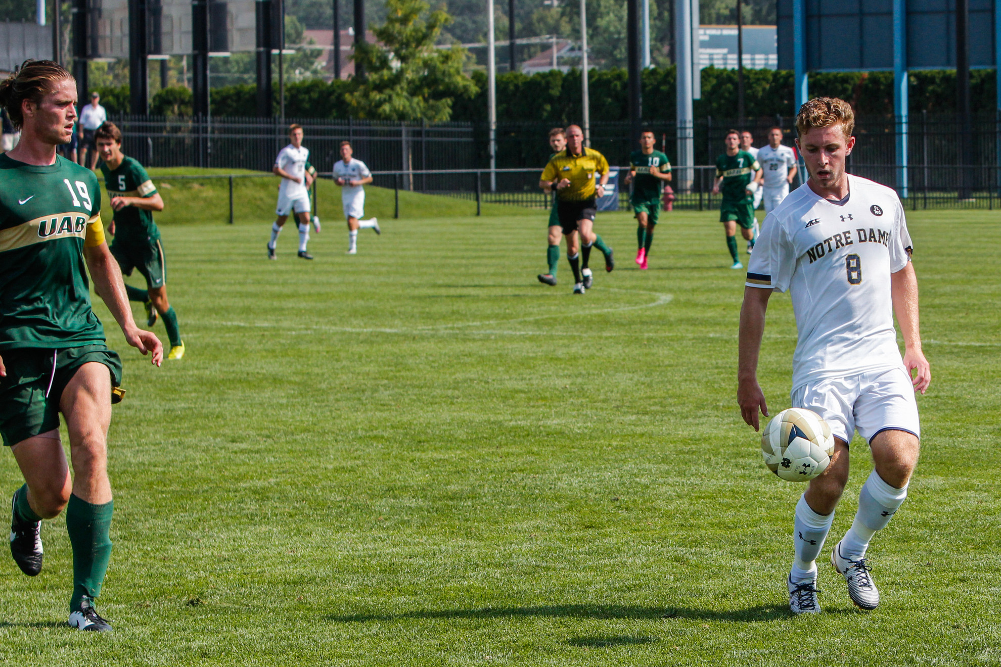Irish On The Mark During Berticelli Weekend Jon Gallagher led all players with three goals during the Mike Berticelli Memorial Tournament, scoring twice on Sunday against UAB