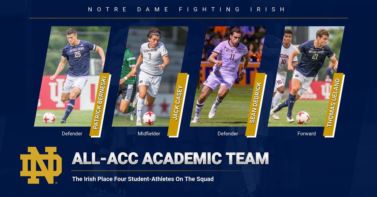 2018 MSOC All-ACC Academic Team Graphic