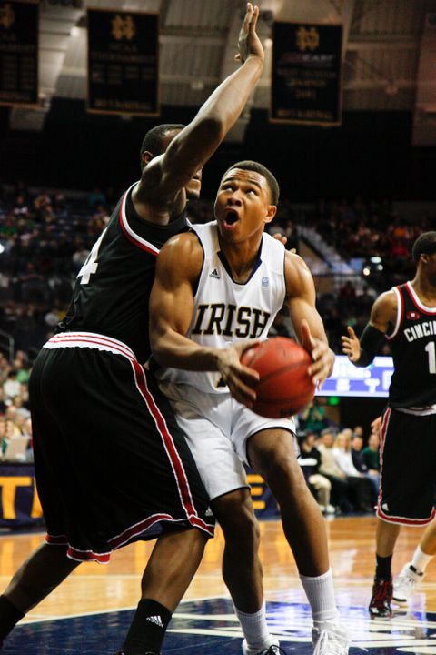 Senior forward Tyrone Nash and the Irish will look to improve to 13-0 at home this season.