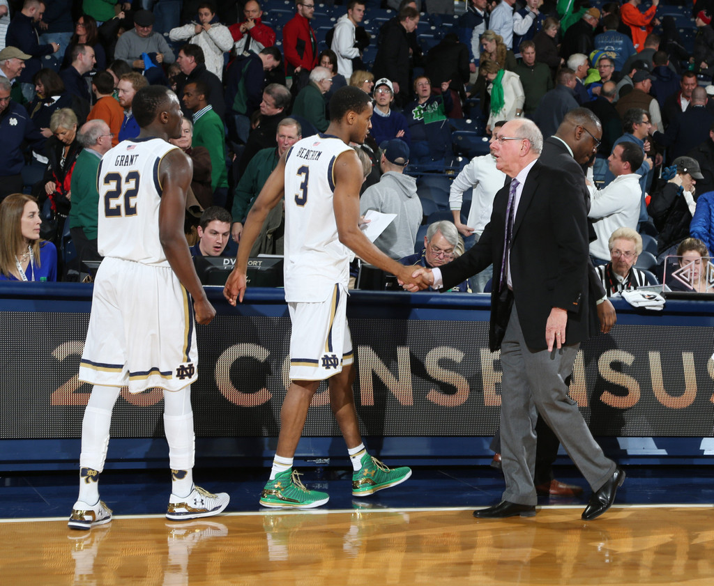 Syracuse at No. 9/8 Notre Dame