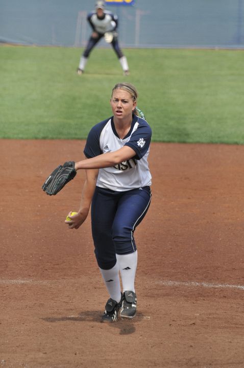 Senior pitcher Brittney Bargar, who cemented herself as one of the top pitchers to ever wear an Irish uniform after a tremendous junior campaign, will shoulder the load from the circle for Notre Dame during the 2009 season.