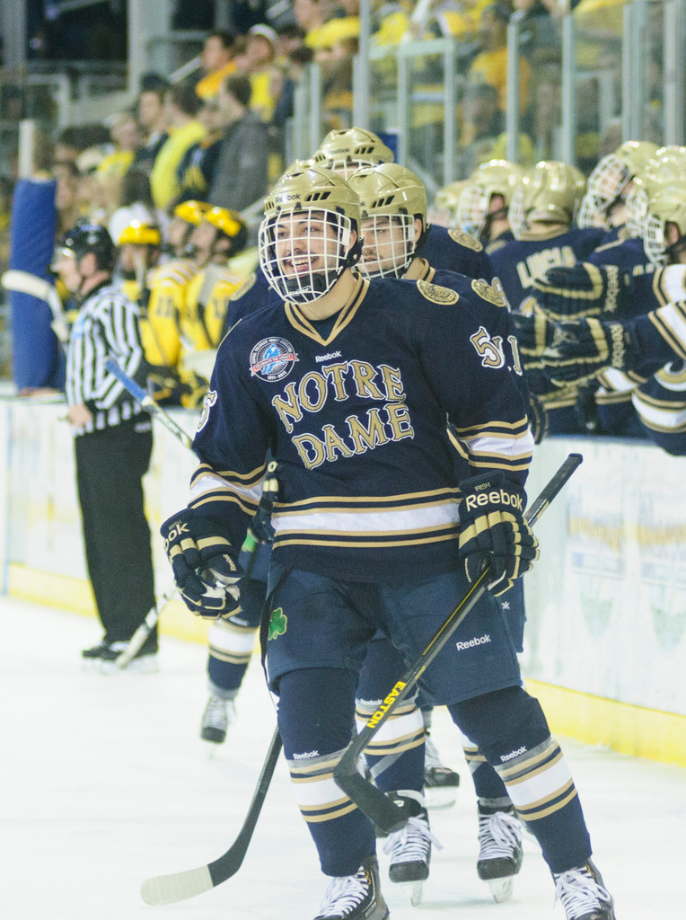 Notre Dame Men's Hockey vs Michigan 11-16-2012