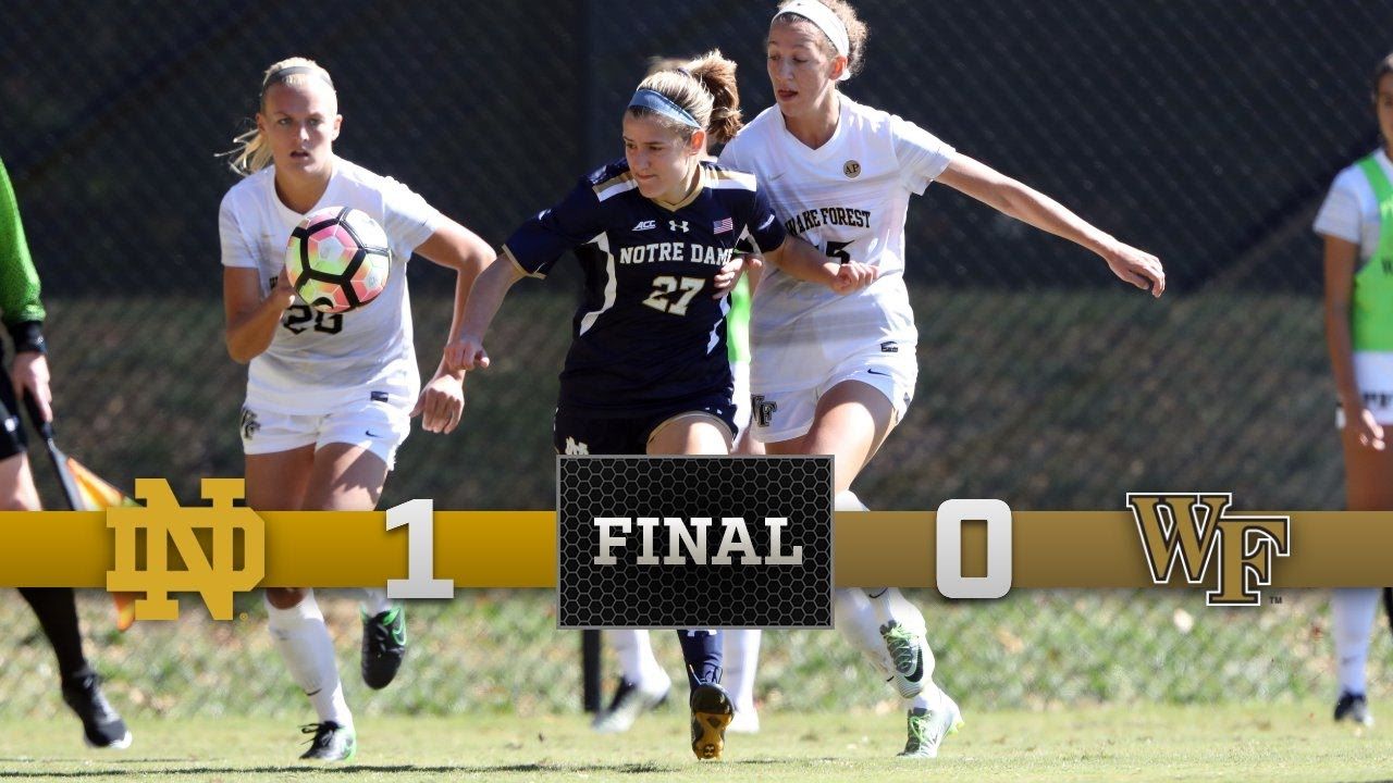 Top Moments - Notre Dame Women's Soccer vs. Wake Forest