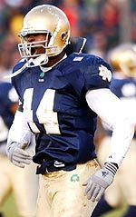 Justin Tuck Taken In NFL Draft Former Notre Dame defensive end Justin Tuck earned a Super Bowl title on Sunday.