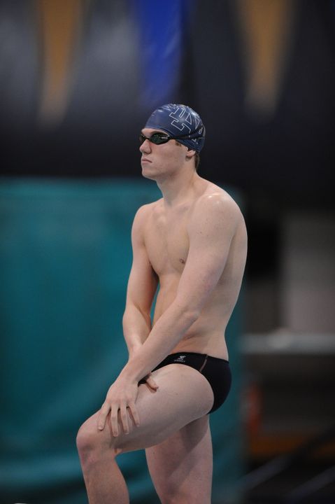 Frank Dyer took home both the 50 and 500 free titles at the BIG EAST Championships.