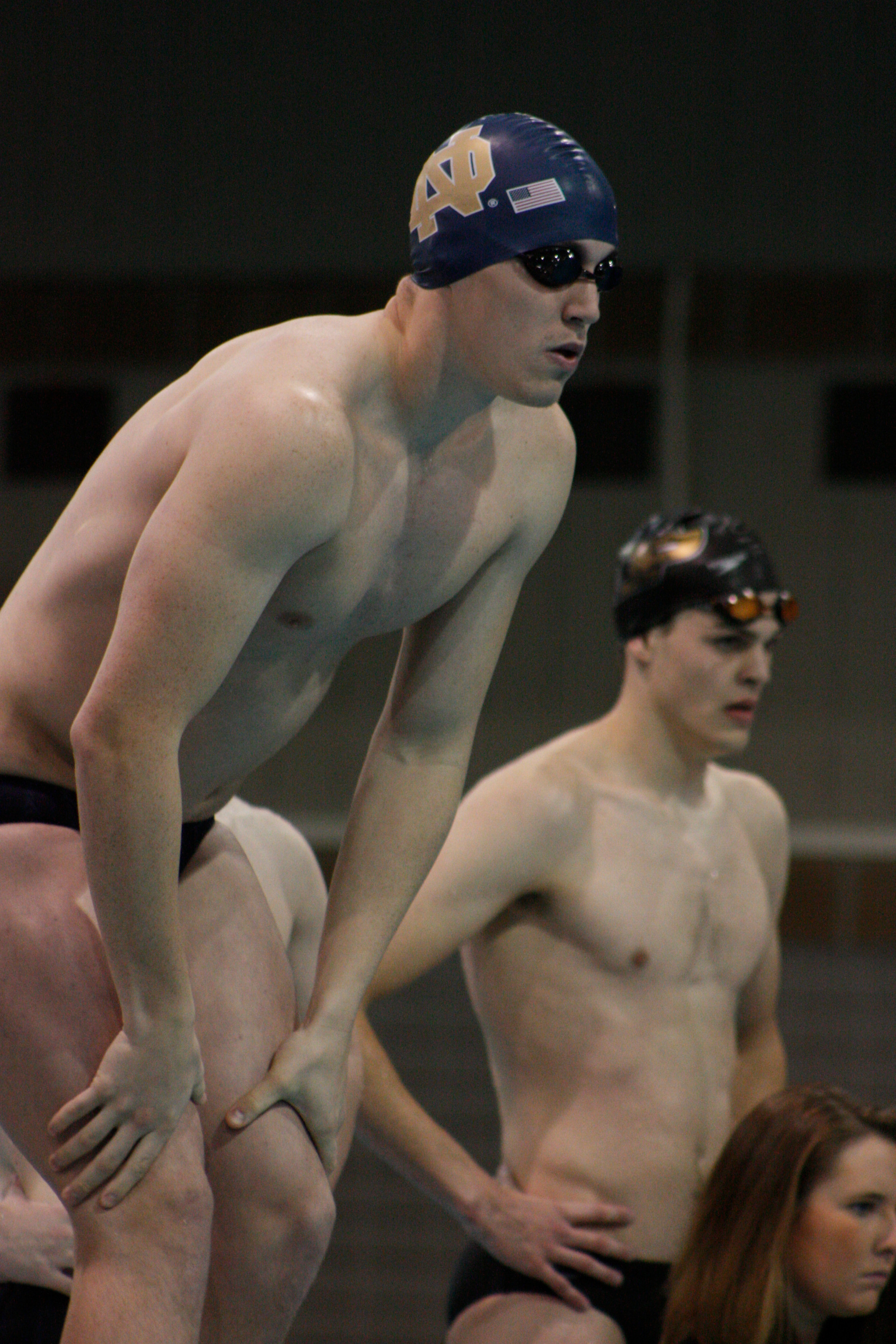 Irish Edge Wildcats, 157-143 Kevin Overholt is one of nine seniors who will be swimming in their final home meet at the Shamrock Invitational