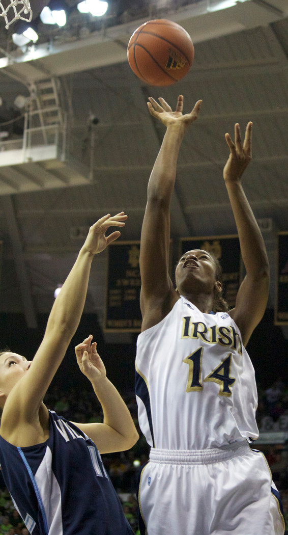 No. 2 Notre Dame Stomps Syracuse, 74-55 Devereaux Peters had a season-high 21 points and grabbed 16 rebounds.