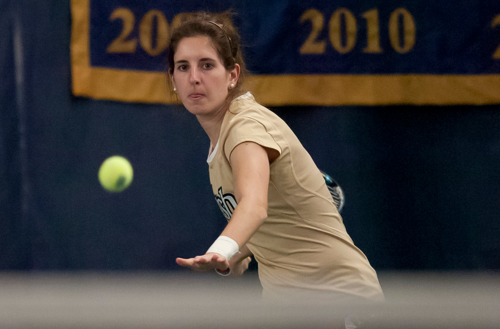 Notre Dame Women's Tennis vs Purdue 02-15-2013